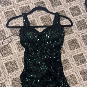 Stunning Green Sequin Dress